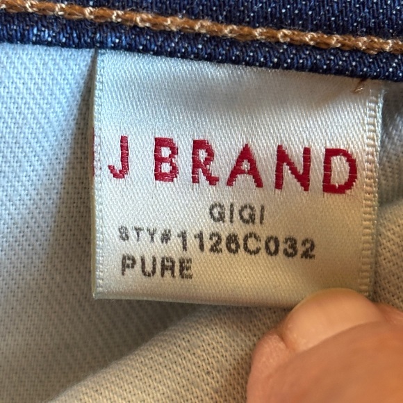 J Brand Gigi Indigo Mid Rise Cropped Flared Jeans Size 29 - Picture 6 of 7